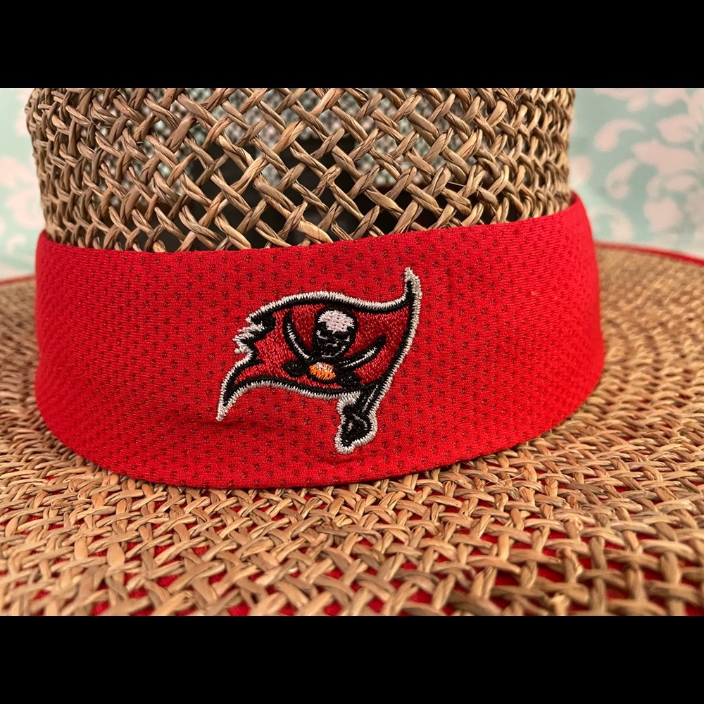 Mens new era Tampa Bay Buccaneers straw hat sz One sz fits most - Picture 2 of 8